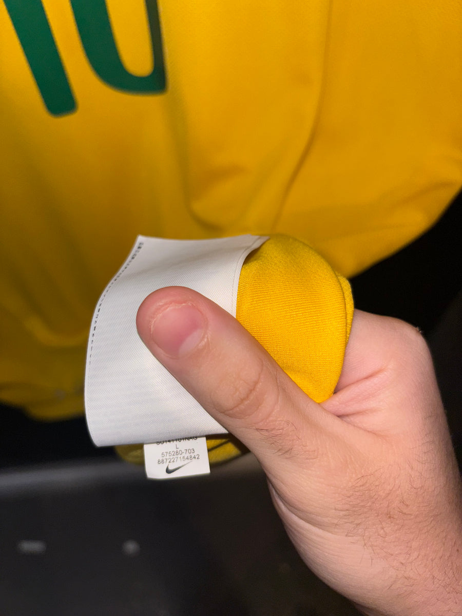 BRAZIL NEYMAR JR 2014-2015 ORIGINAL JERSEY SIZE L