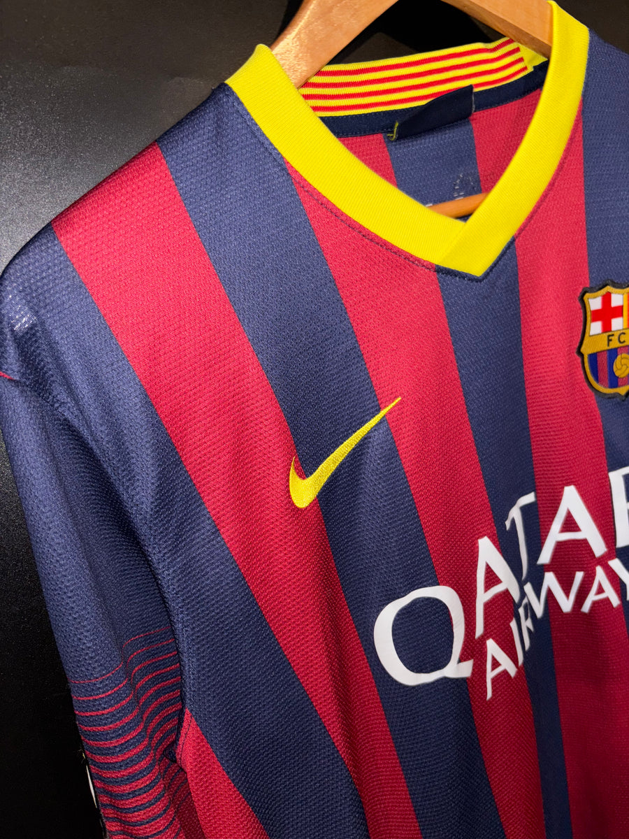 BARCELONA NEYMAR JR 2013-2014 ORIGINAL JERSEY Size M