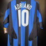 INTER MILAN ADRIANO 2005-2006 ORIGINAL JERSEY Size L