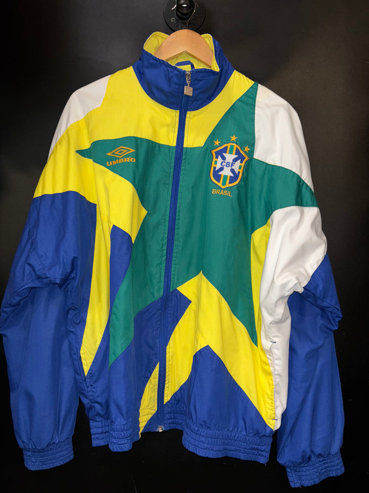 BRAZIL WORLD CUP 1994-1995 ORIGINAL JACKET SIZE XL