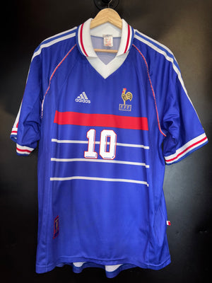 FRANCE ZIDANE 1998-1999 ORIGINAL AWAY JERSEY Size M