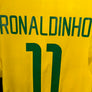BRAZIL RONALDINHO 2002-2003 ORIGINAL PLAYER JERSEY SIZE S