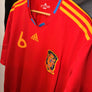 SPAIN INIESTA 2010-2011 ORIGINAL JERSEY Size 2XL