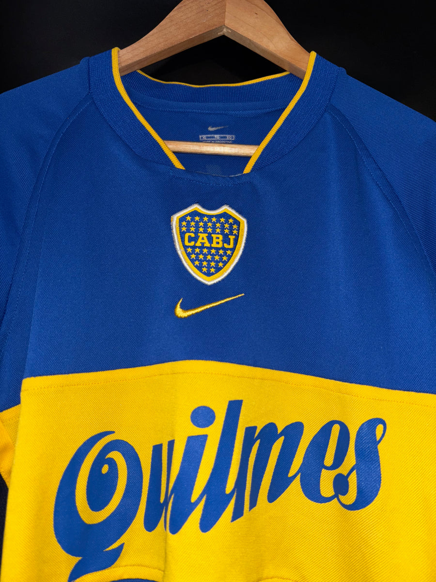 BOCA JUNIORS RIQUELME 2001-2002 ORIGINAL JERSEY Size XL
