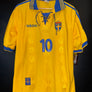 SWEDEN LARSSON 2000-2001 ORIGINAL JERSEY SIZE L