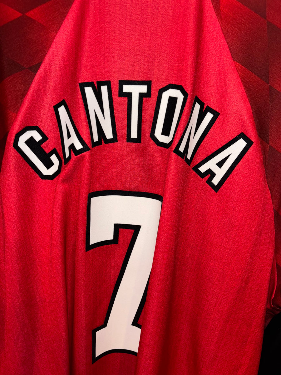 MANCHESTER UNITED CANTONA 1996-1997 ORIGINAL JERSEY Size L