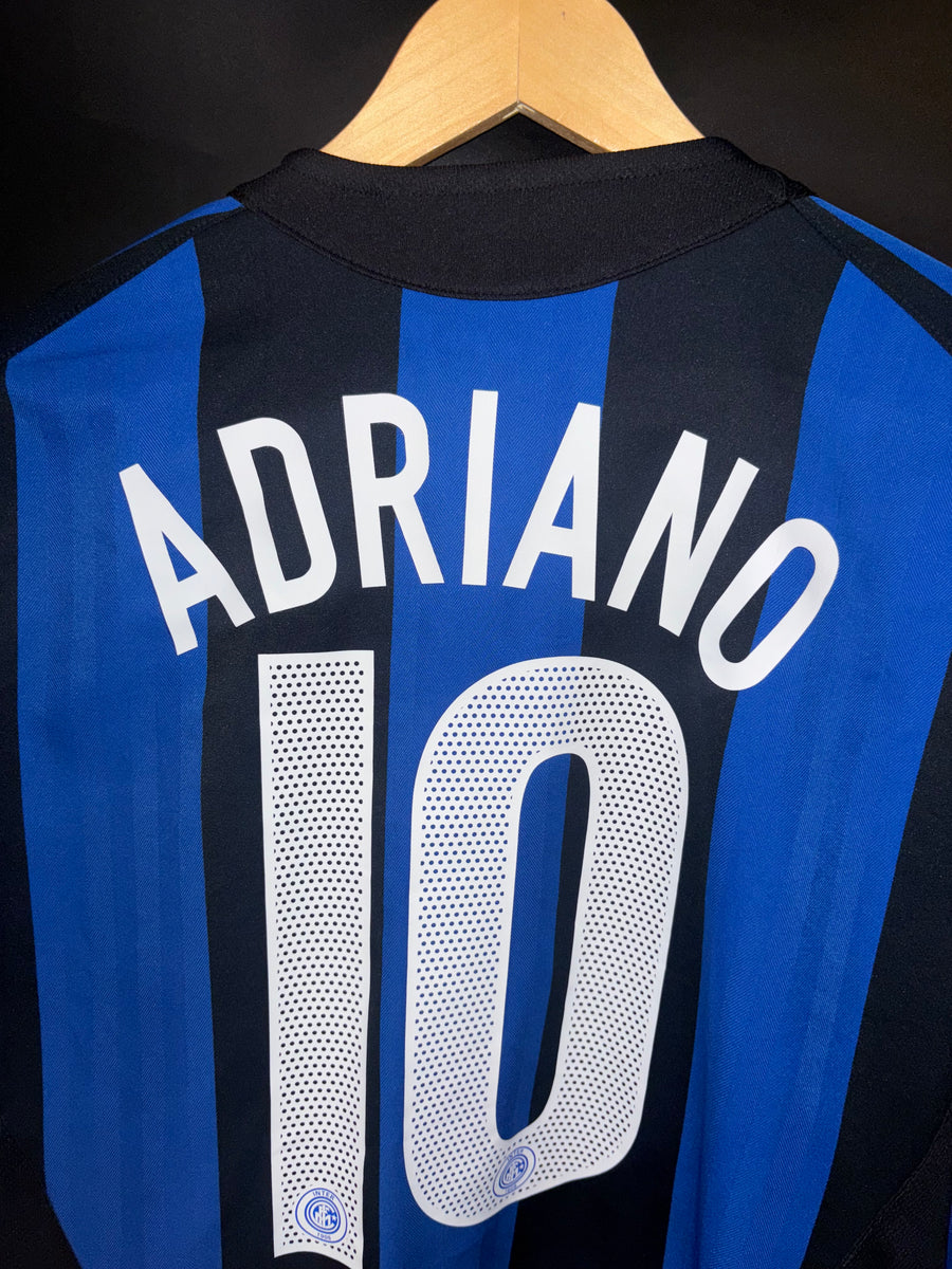 INTER MILAN ADRIANO 2005-2006 ORIGINAL JERSEY Size L