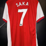 ARSENAL SAKA 2021-2022 ORIGINAL PLAYER JERSEY Size L