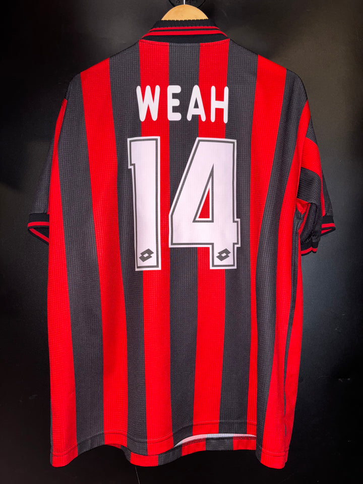 AC MILAN WEAH 1997-1998 ORIGINAL JERSEY Size L