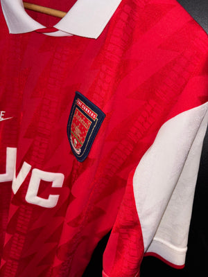 ARSENAL BERGKAMP 1995-1996 ORIGINAL JERSEY Size XL