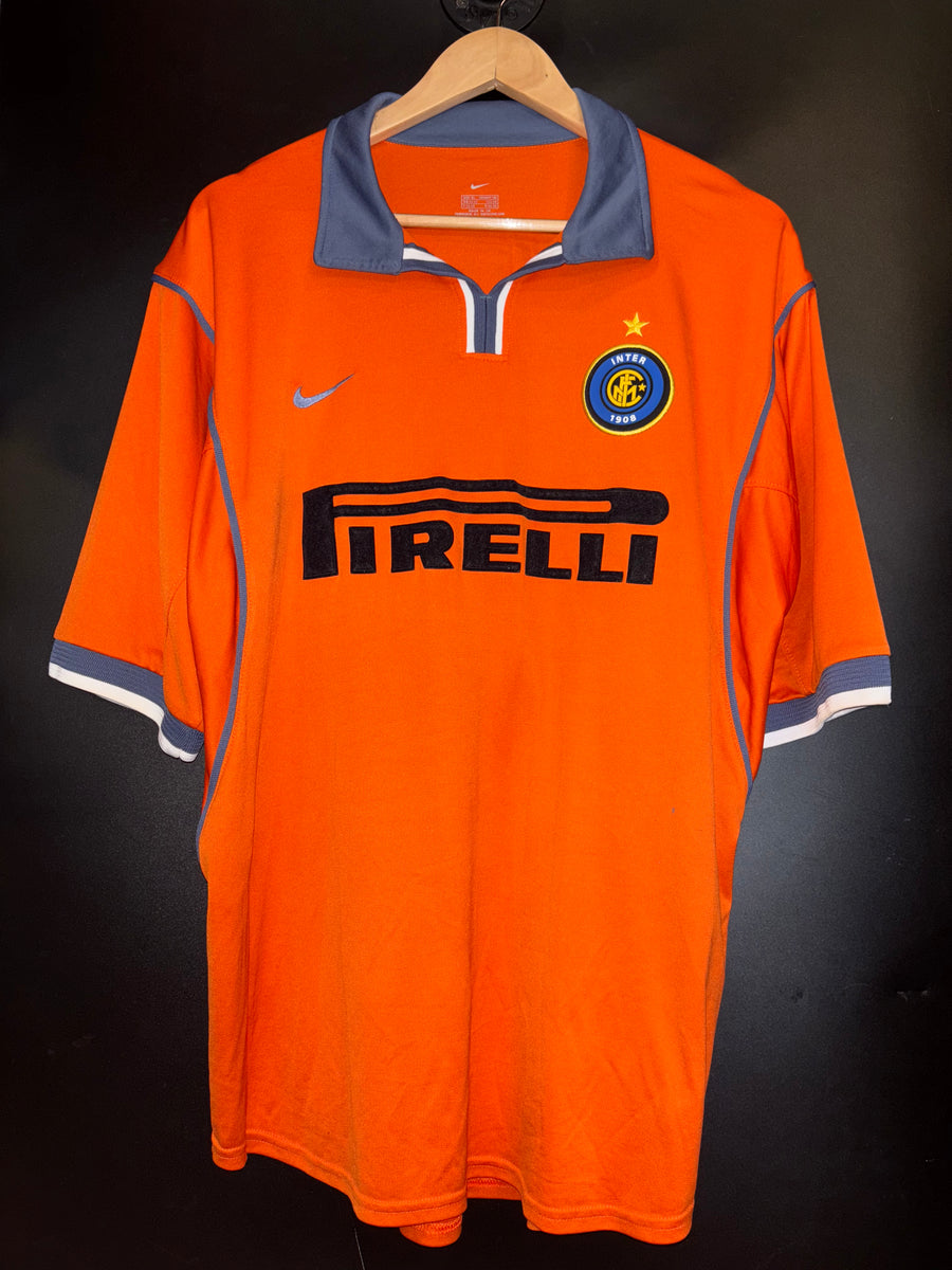 INTER MILAN ZAMORANO 2000-2001 ORIGINAL JERSEY Size XL