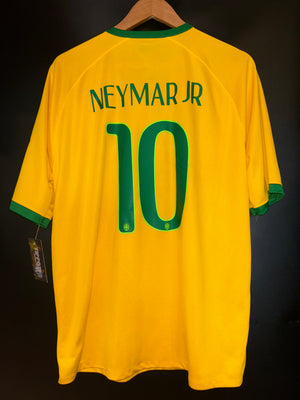 BRAZIL NEYMAR JR 2014-2015 ORIGINAL JERSEY SIZE 2XL