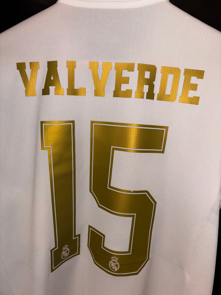 REAL MADRID VALVERDE 2019-2020 ORIGINAL JERSEY Size M