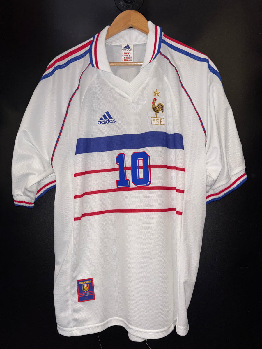 FRANCE ZIDANE 1998-1999 ORIGINAL AWAY JERSEY Size XL