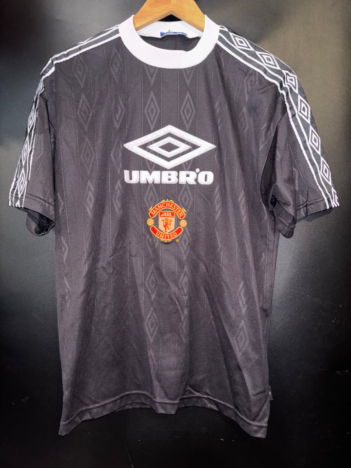 MANCHESTER UNITED 1994-1995 ORIGINAL TRAINING JERSEY Size M