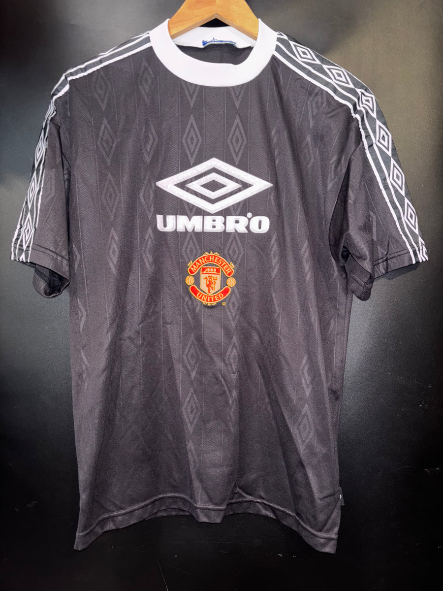 MANCHESTER UNITED 1994-1995 ORIGINAL TRAINING JERSEY Size M