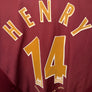 ARSENAL HENRY 2005-2006 ORIGINAL JERSEY Size L
