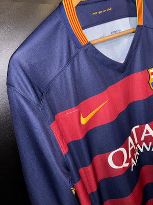 BARCELONA NEYMAR JR 2015-2016 ORIGINAL JERSEY Size XL
