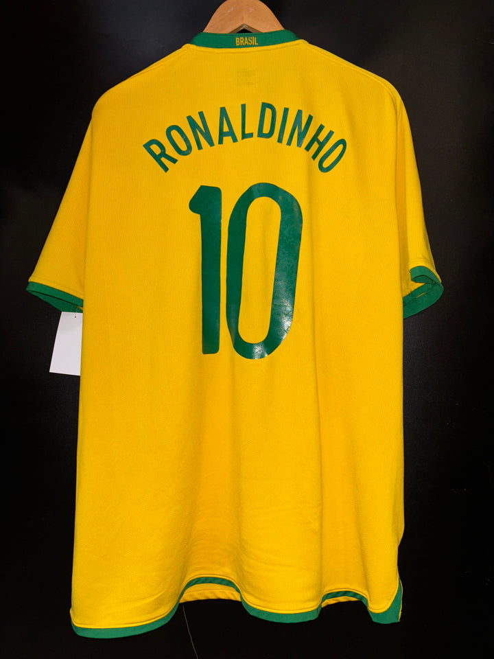 BRAZIL RONALDINHO 2008-2009 ORIGINAL JERSEY SIZE XL