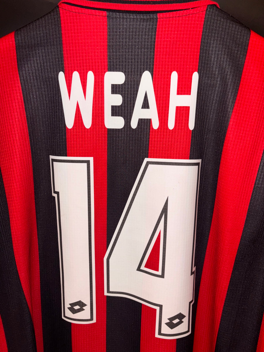 AC MILAN WEAH 1997-1998 ORIGINAL JERSEY Size L