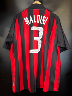 AC MILAN MALDINI 2002-2003 ORIGINAL JERSEY Size L
