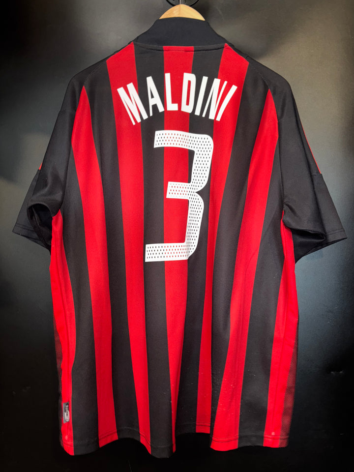 AC MILAN MALDINI 2002-2003 ORIGINAL JERSEY Size L