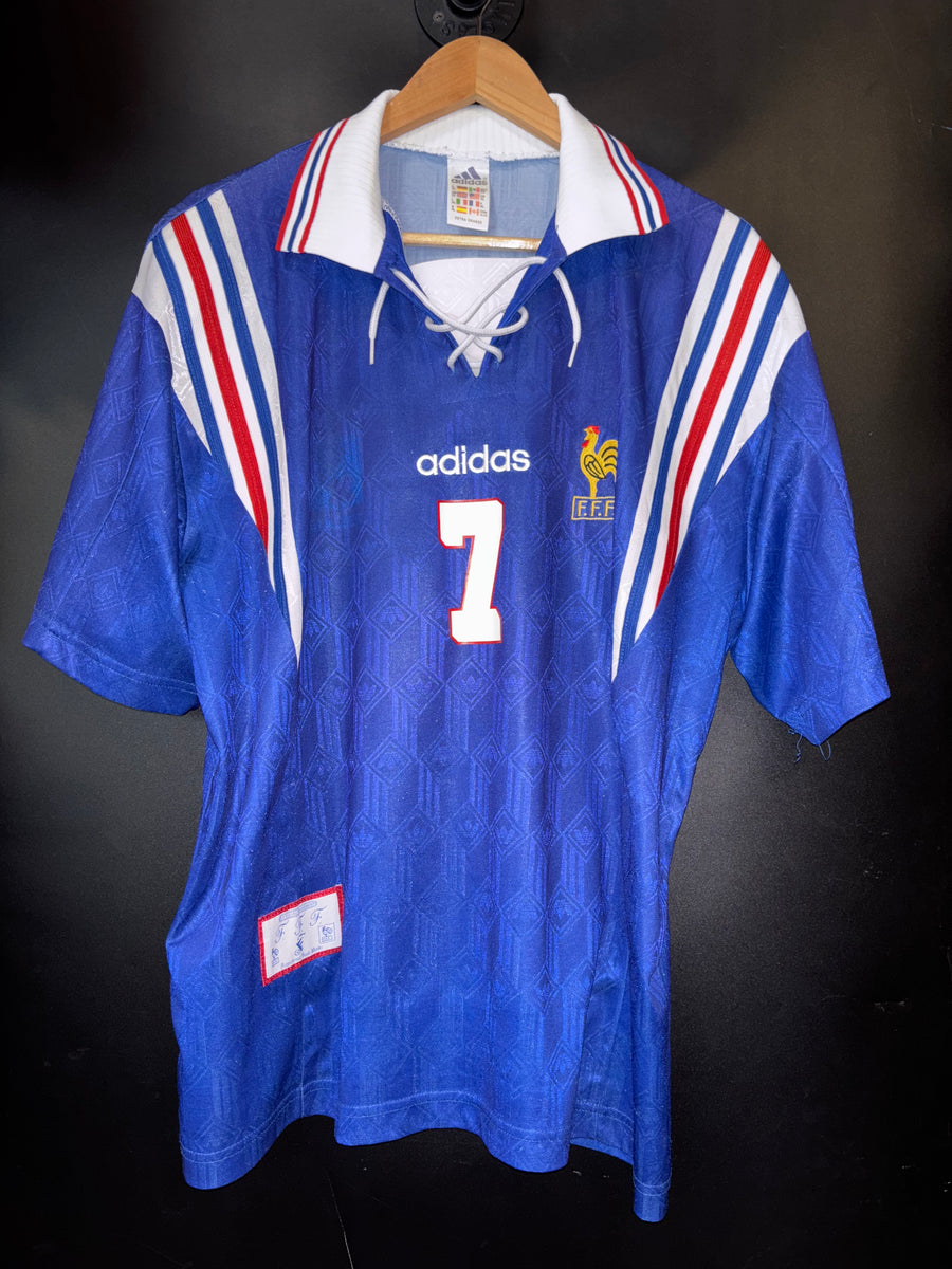 FRANCE DESCHAMPS 1996-1997 ORIGINAL JERSEY Size XL