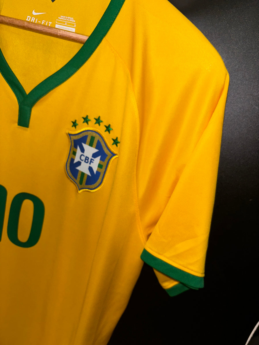 BRAZIL NEYMAR JR 2014-2015 ORIGINAL JERSEY SIZE L