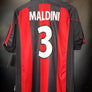 AC MILAN MALDINI 2000-2001 ORIGINAL JERSEY Size M