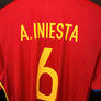 SPAIN INIESTA 2016-2017 ORIGINAL JERSEY Size L