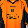 LIVERPOOL GERRARD  2001-2002 ORIGINAL JERSEY Size L
