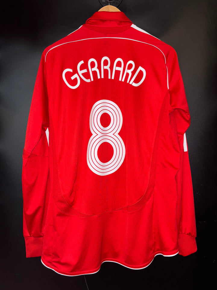 LIVERPOOL GERRARD 2006-2007 ORIGINAL PLAYER JERSEY Size L