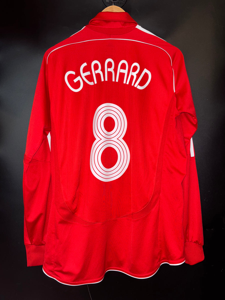 LIVERPOOL GERRARD 2006-2007 ORIGINAL PLAYER JERSEY Size L
