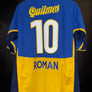 BOCA JUNIORS RIQUELME 2001-2002 ORIGINAL JERSEY Size L