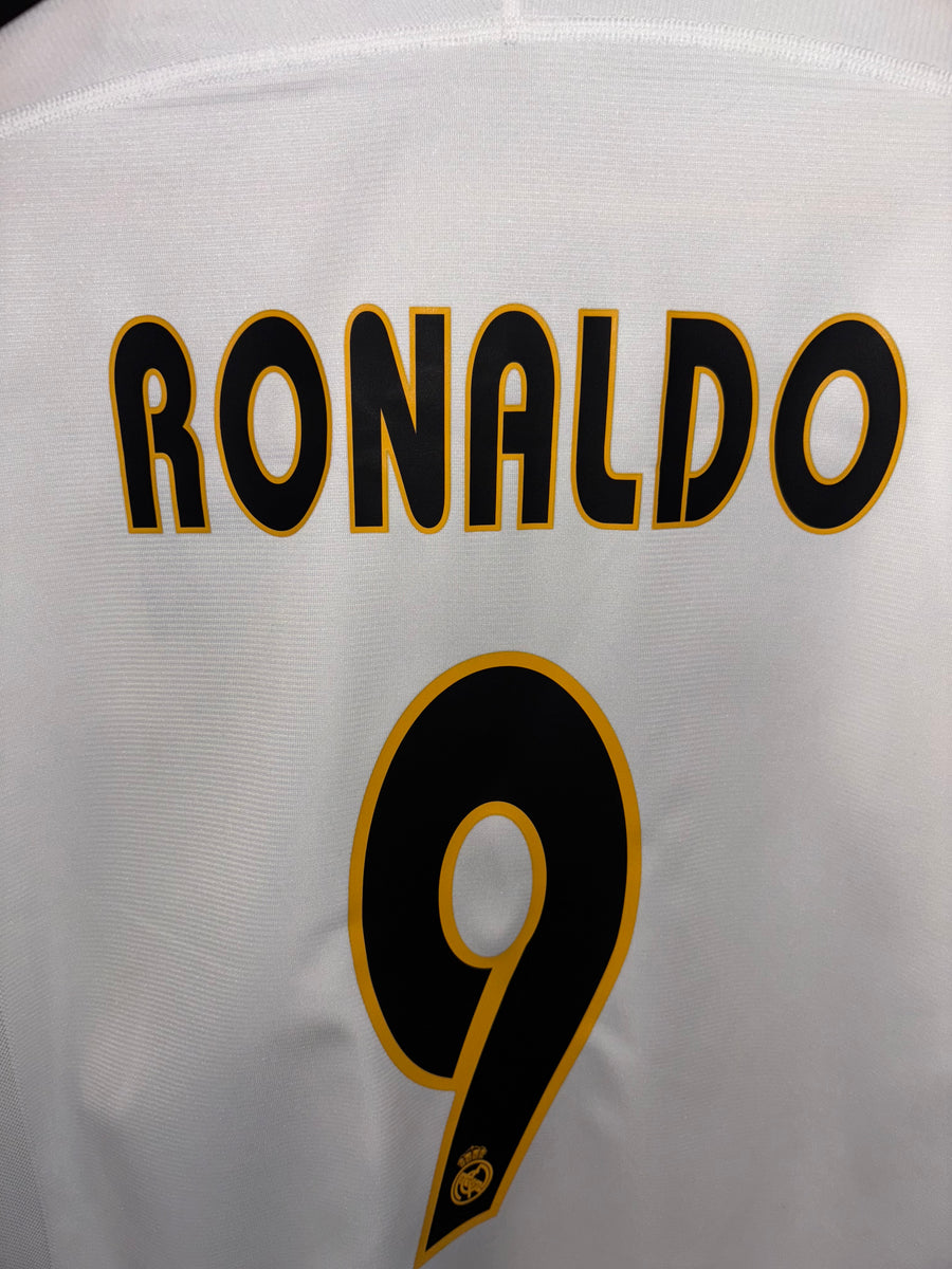 REAL MADRID RONALDO 2003-2004 ORIGINAL JERSEY Size XL