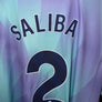ARSENAL SALIBA 2024-2025 ORIGINAL JERSEY Size L