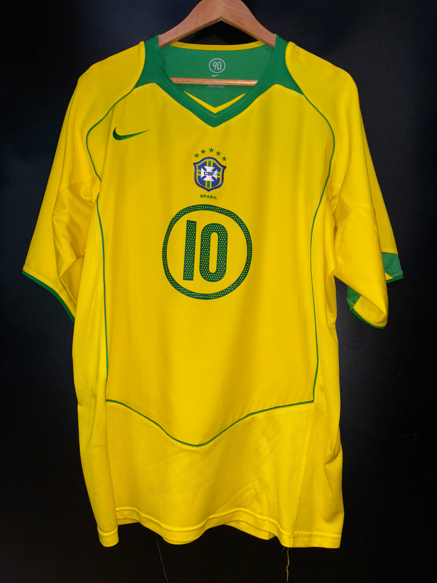 BRAZIL RONALDINHO 2004-2005 ORIGINAL JERSEY SIZE XL
