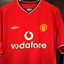 MANCHESTER UNITED FORLAN 2001-2002 ORIGINAL JERSEY Size L