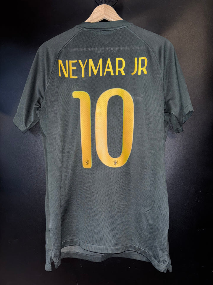 BRAZIL NEYMAR JR 2014-2015 ORIGINAL PLAYER JERSEY SIZE M