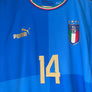 ITALY CHIESA 2022-2023 ORIGINAL PLAYER JERSEY Size M