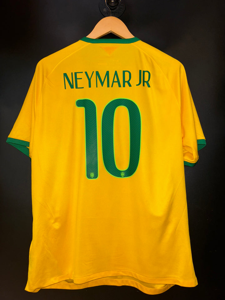BRAZIL NEYMAR JR 2014-2015 ORIGINAL JERSEY SIZE L