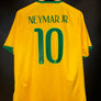 BRAZIL NEYMAR JR 2014-2015 ORIGINAL JERSEY SIZE L