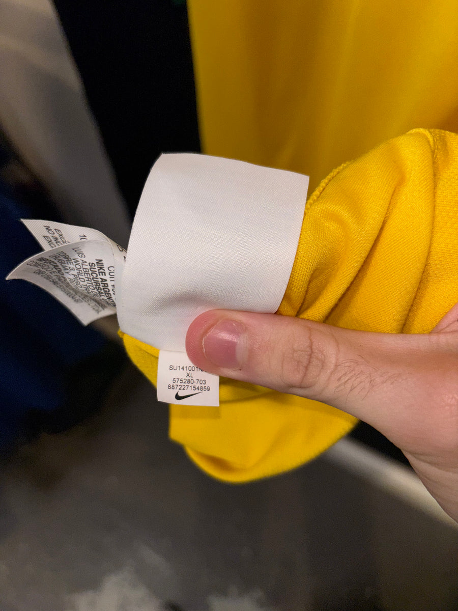 BRAZIL NEYMAR JR 2014-2015 ORIGINAL JERSEY SIZE XL