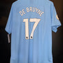 MANCHESTER CITY DE BRUYNE 2019-2020 ORIGINAL JERSEY Size XL