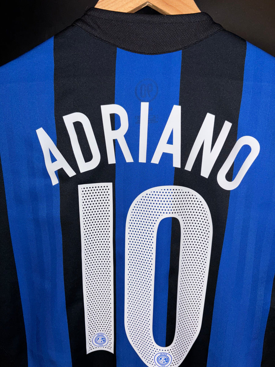 INTER MILAN ADRIANO 2005-2006 ORIGINAL JERSEY Size L
