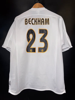 REAL MADRID BECKHAM 2003-2004 ORIGINAL JERSEY Size L