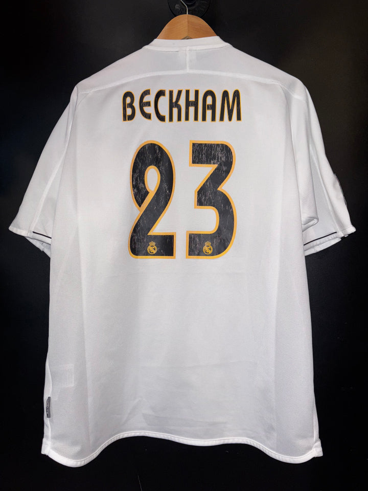 REAL MADRID BECKHAM 2003-2004 ORIGINAL JERSEY Size L
