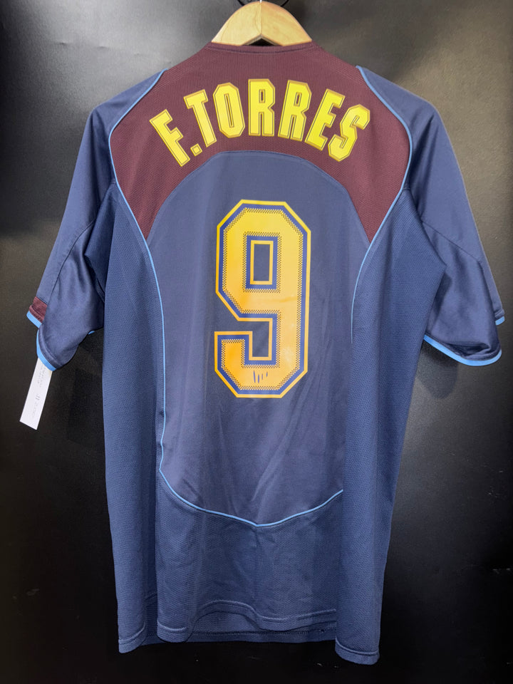 ATLETICO MADRID TORRES 2004-2005 ORIGINAL JERSEY Size L