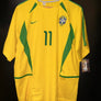 BRAZIL RONALDINHO 2002-2003 ORIGINAL JERSEY SIZE L