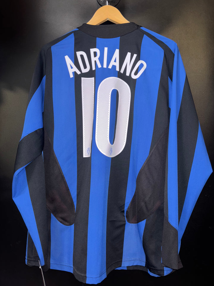 INTER MILAN ADRIANO 2005-2006 ORIGINAL JERSEY Size L